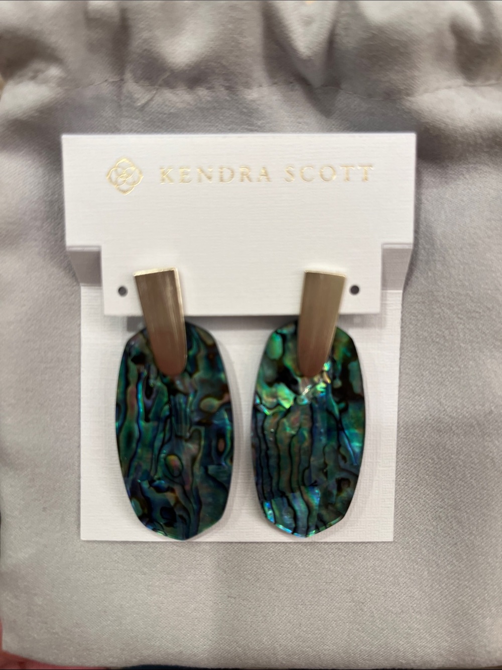 Earrings on Kendra Scott card